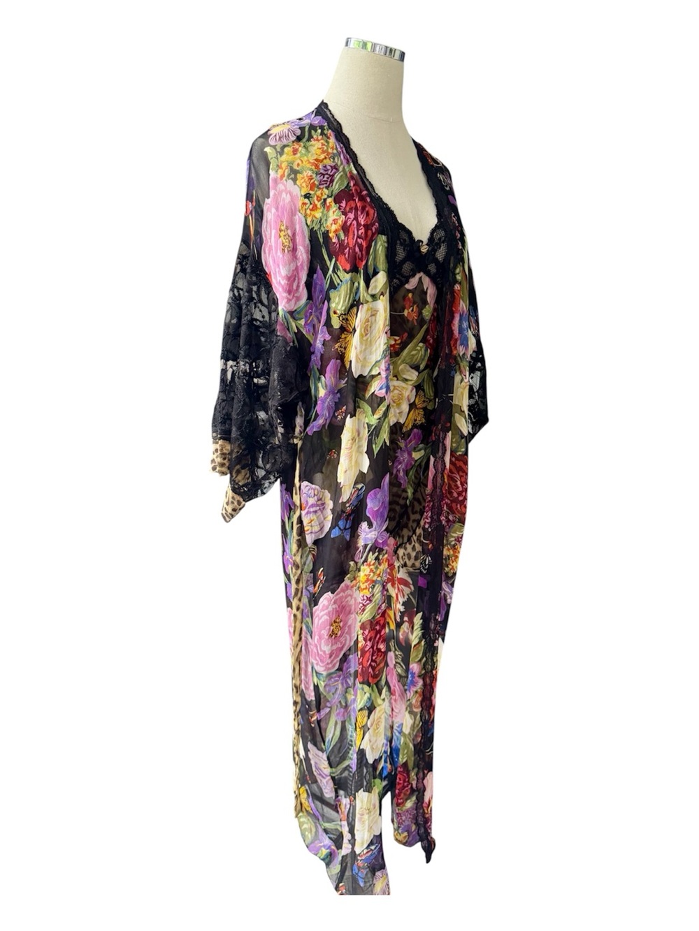 Vintage Jonquil by Diane Samandi for Neiman Marcus 100% Silk 2-Piece Set - Picture 9 of 14